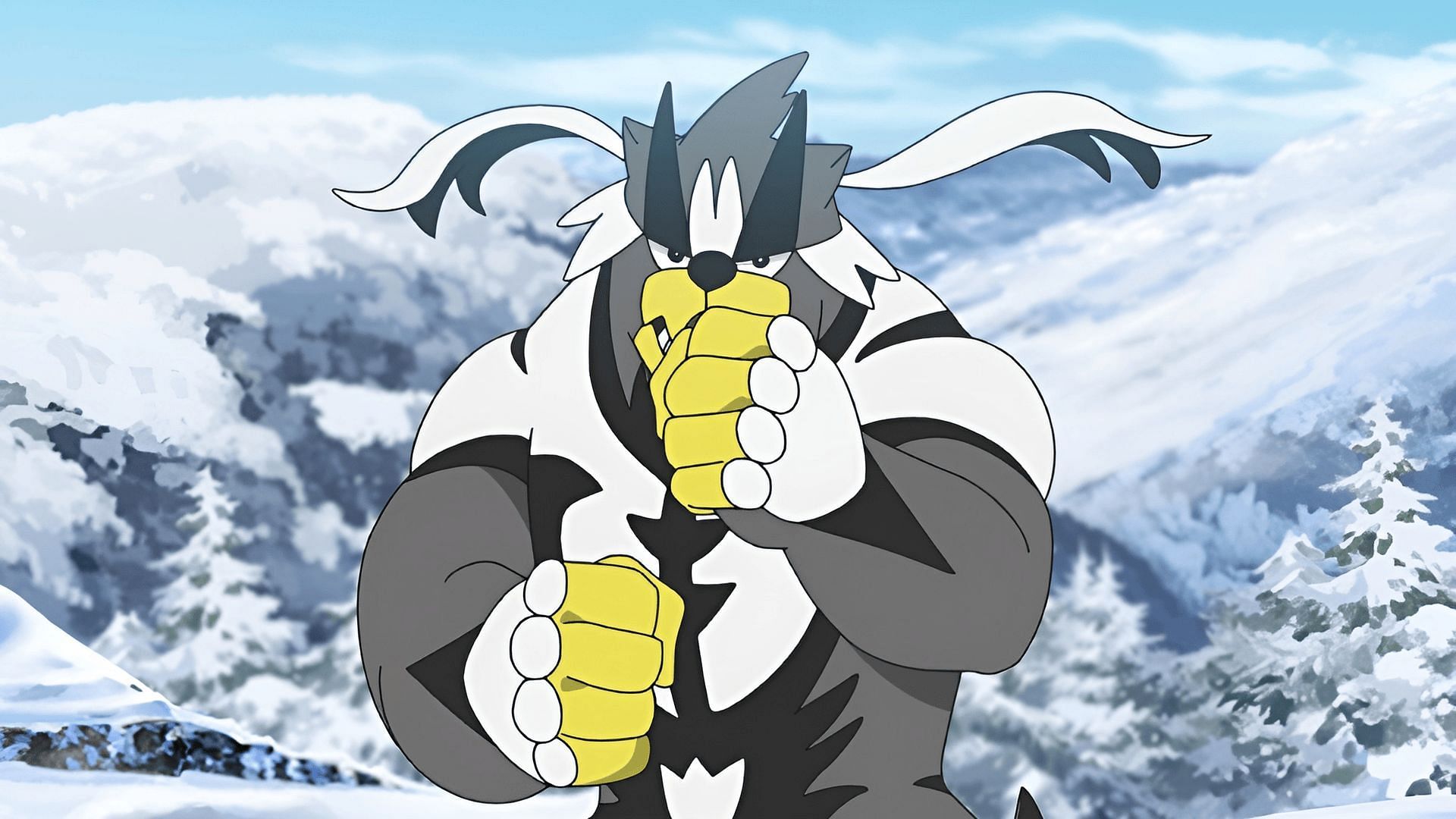 Urshifu Single Strike in the anime (Image via TPC)